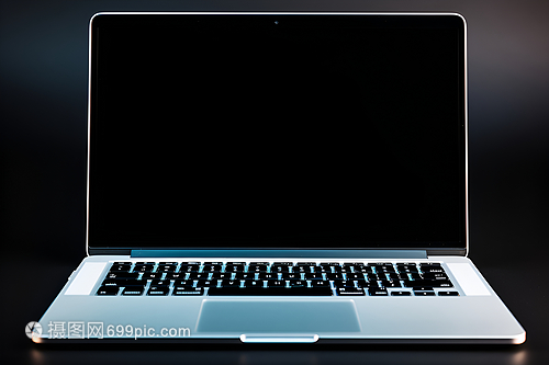 黑色笔记本电脑 现代计算机的完美融合